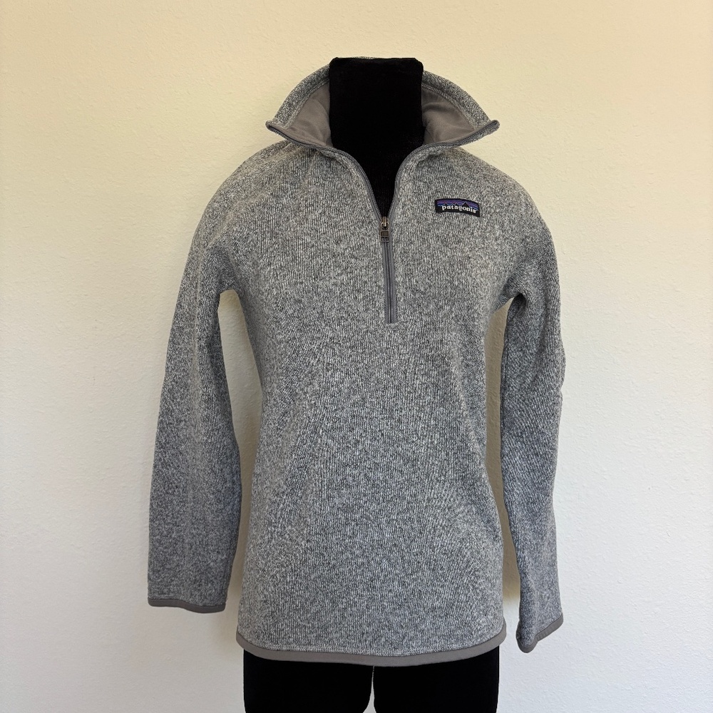 Patagonia Better Sweater Gray Quarter Zip Pullover